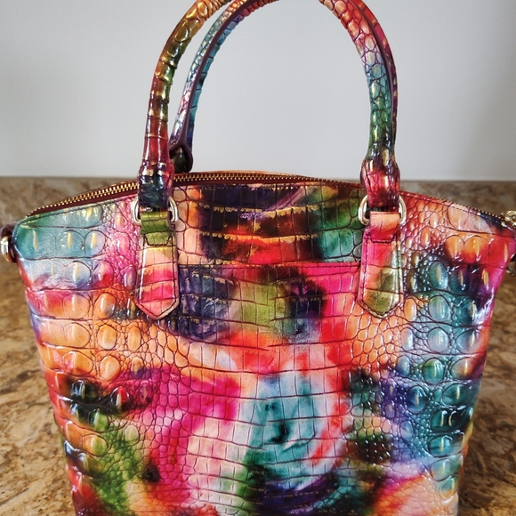 Brahmin Duxbury Fallstruck Melbourne Leather Satchel - Excellent Condition - Picture 3 of 7